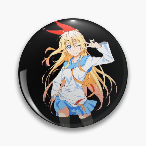 Item preview, Chitoge Pixel Art designed and sold by owopixels.