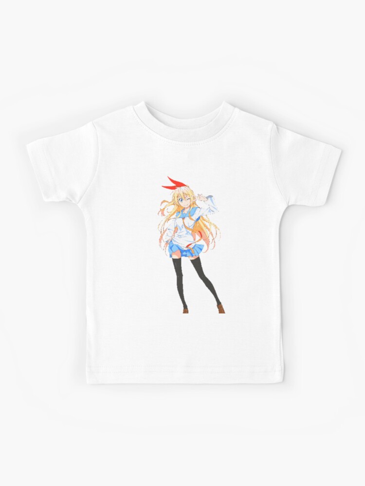 Erza Scarlet Pixel Art Kids T-Shirt by owopixels