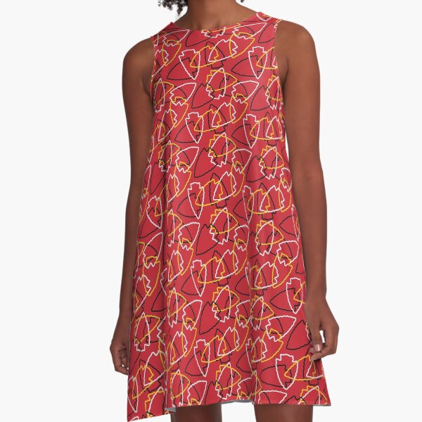 Item preview, Chiefs Arrowhead Pattern on Red designed and sold by brittlouise.