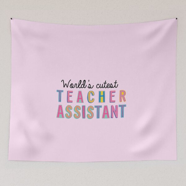 Aperçu de l'œuvre Teacher Assistant Gifts | World's cutest Teacher Assistant créée et vendue par betternotes.