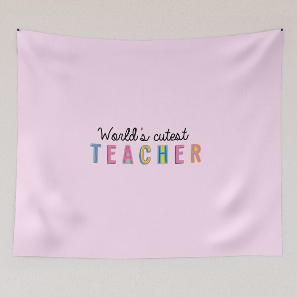 Aperçu de l'œuvre Teacher Gifts | World's cutest Teacher créée et vendue par betternotes.