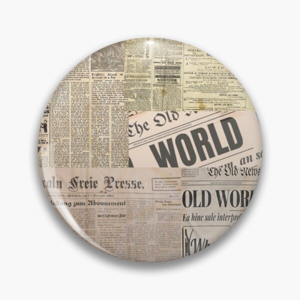 Item preview, old newspaper collage designed and sold by Celise21.
