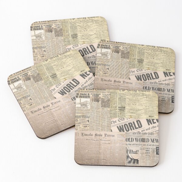 Item preview, old newspaper collage designed and sold by Celise21.