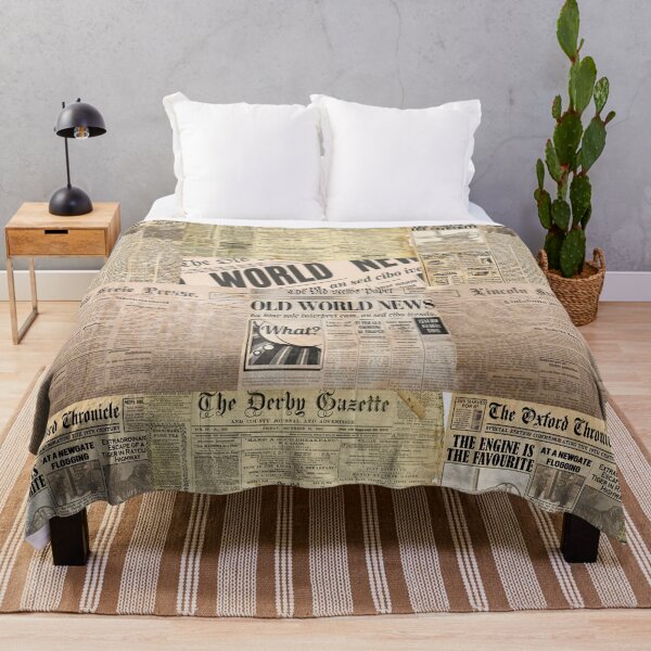 Item preview, old newspaper collage designed and sold by Celise21.