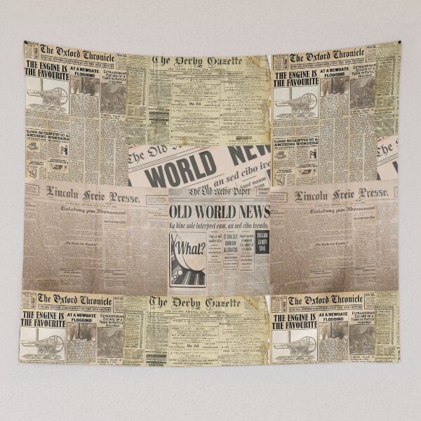 Item preview, old newspaper collage designed and sold by Celise21.