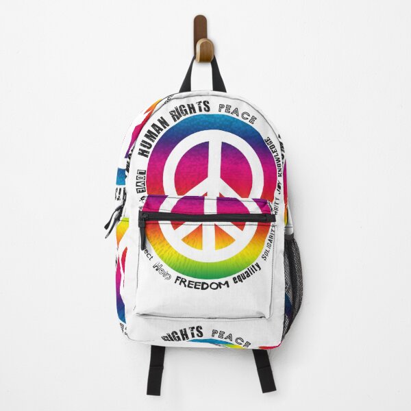 Item preview, "Peace and Love, Respect for Human's rights!" - white background by IONA Art Digital designed and sold by IonaArtDigital.