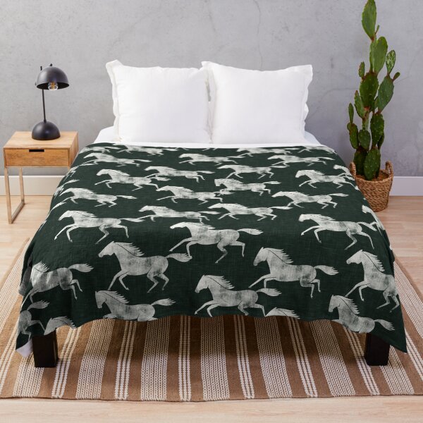 Item preview, Stampeding Wild Horses - Evergreen designed and sold by littlearrow.