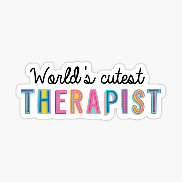Item preview, Therapist Gifts | World's cutest Therapist designed and sold by betternotes.