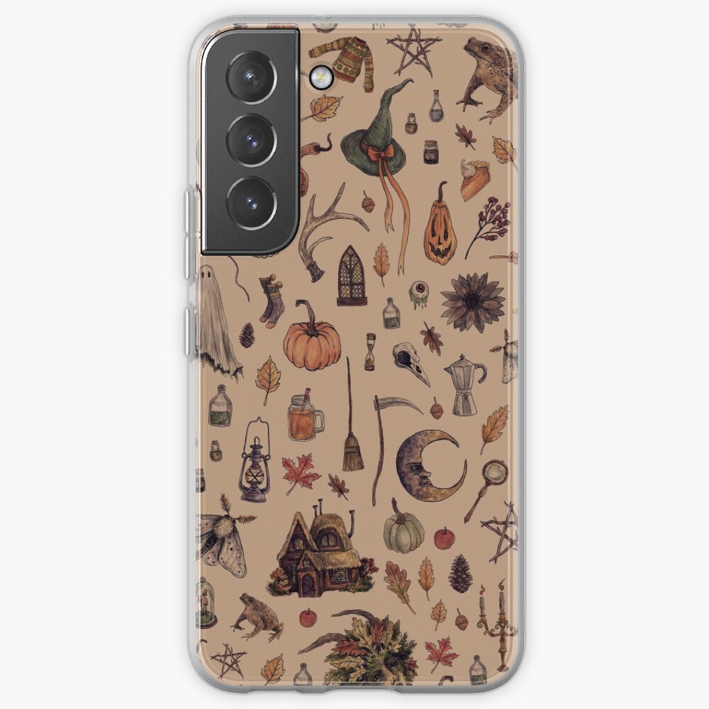 Rustic Brown Cozy Crone Samsung Galaxy Phone Case
