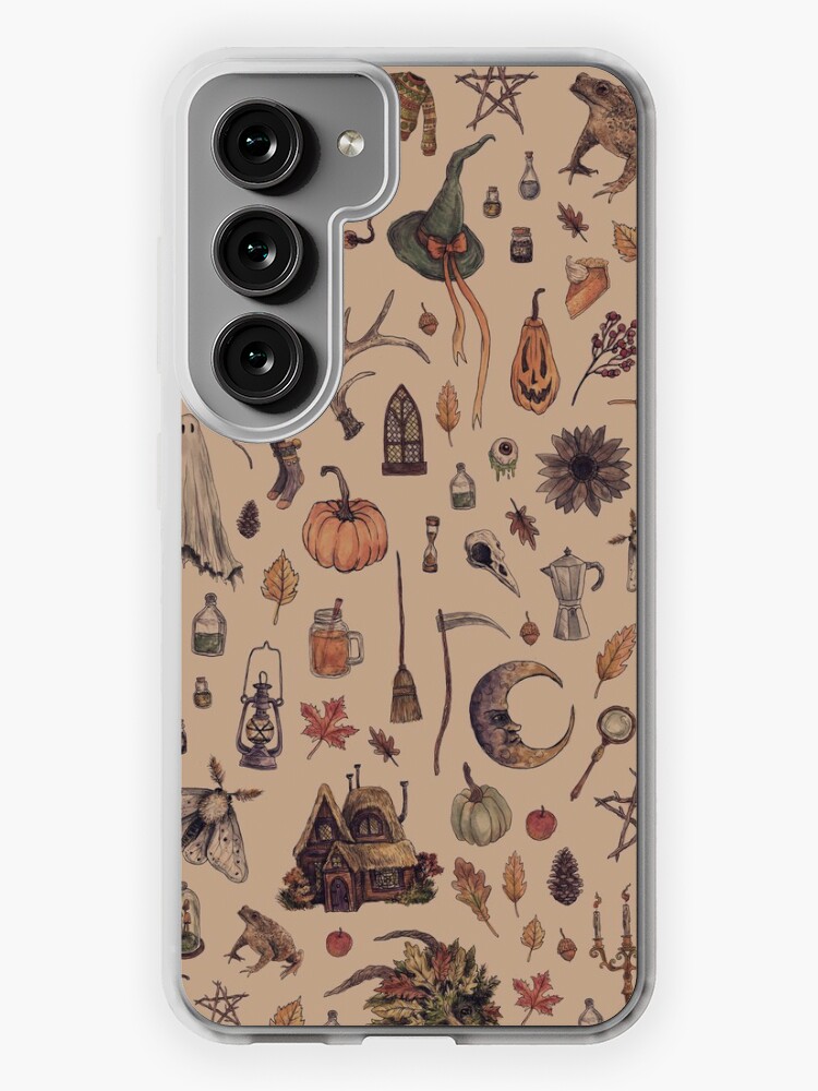 Thumbnail 1 of 4, Samsung Galaxy Phone Case, Rustic Brown Cozy Crone designed and sold by Brett Manning.