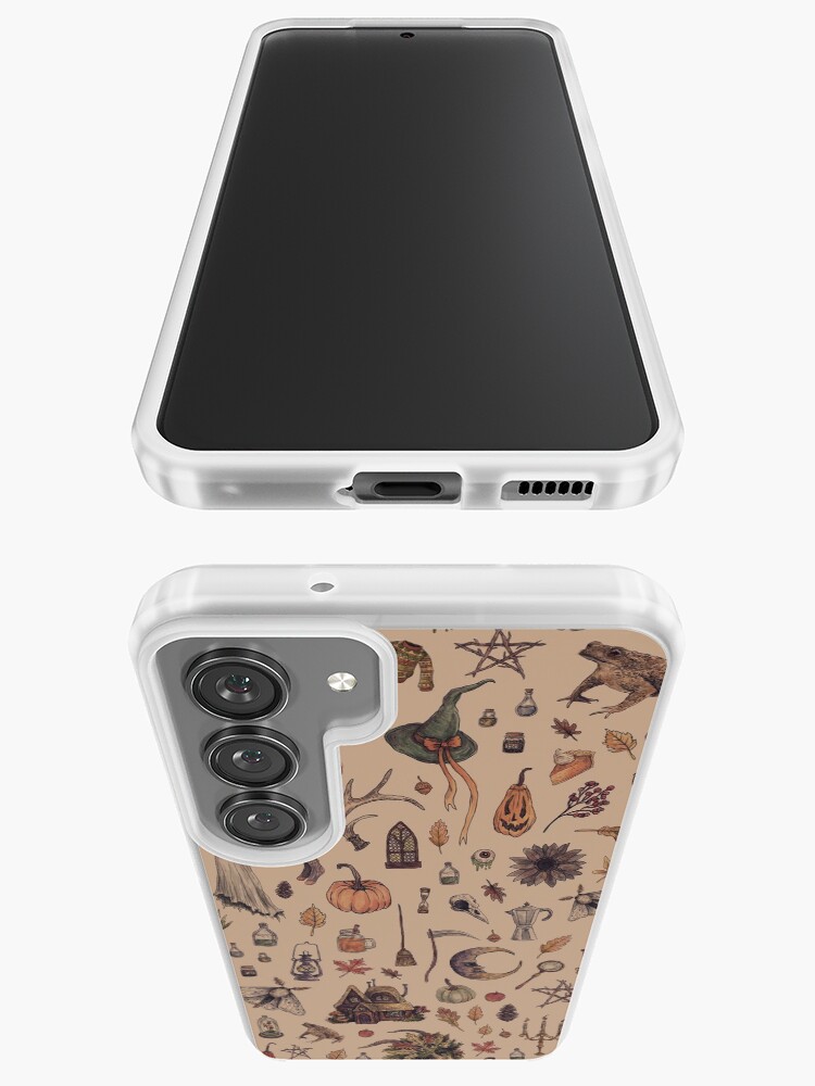 Thumbnail 3 of 4, Samsung Galaxy Phone Case, Rustic Brown Cozy Crone designed and sold by Brett Manning.