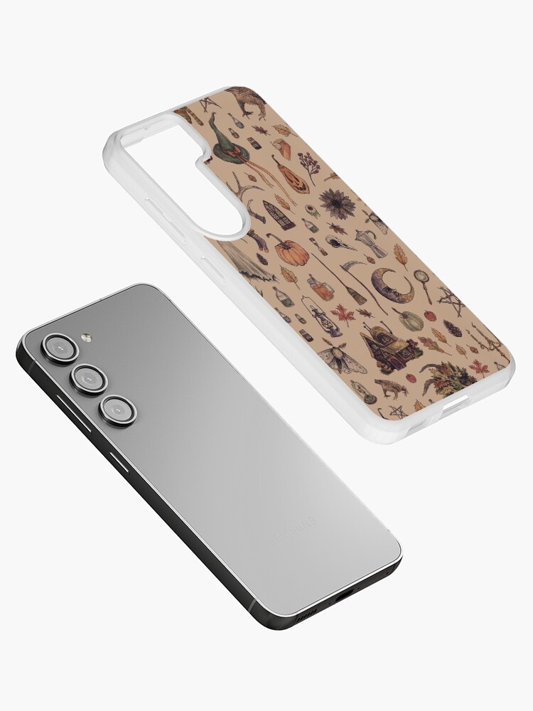 Thumbnail 2 of 4, Samsung Galaxy Phone Case, Rustic Brown Cozy Crone designed and sold by Brett Manning.