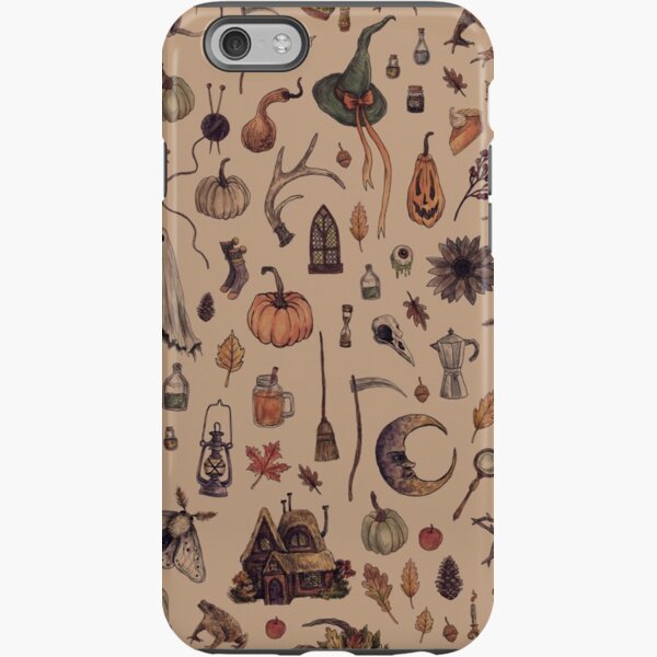 Rustic Brown Cozy Crone iPhone Tough Case