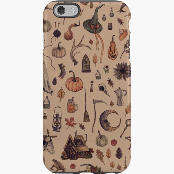 Rustic Brown Cozy Crone iPhone Tough Case