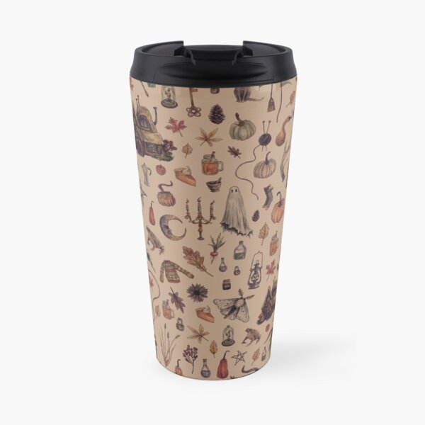 Rustic Brown Cozy Crone Travel Mug