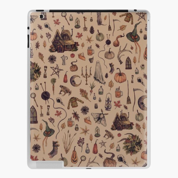 Rustic Brown Cozy Crone iPad Skin