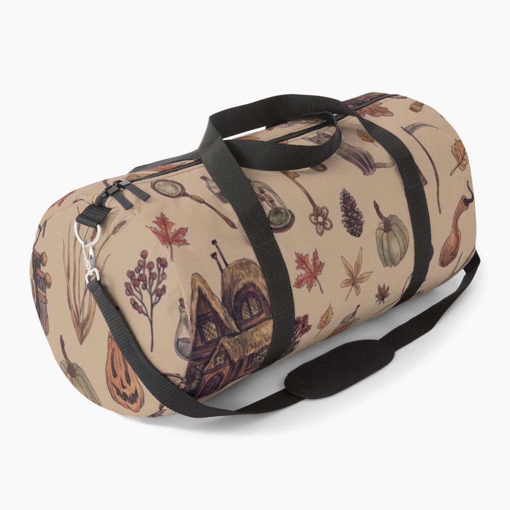 Rustic Brown Cozy Crone Duffle Bag