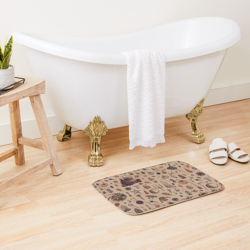 Rustic Brown Cozy Crone Bath Mat