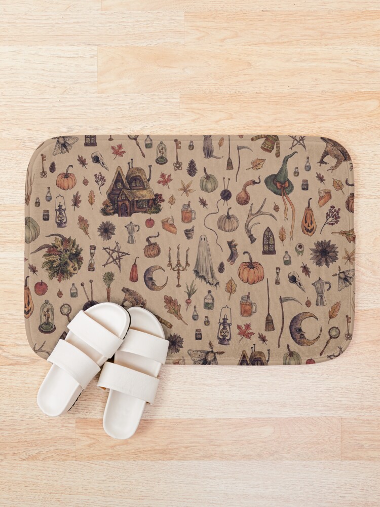 Alternate view of Rustic Brown Cozy Crone Bath Mat
