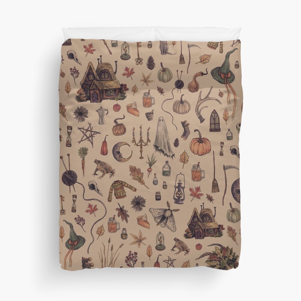 Rustic Brown Cozy Crone Duvet Cover