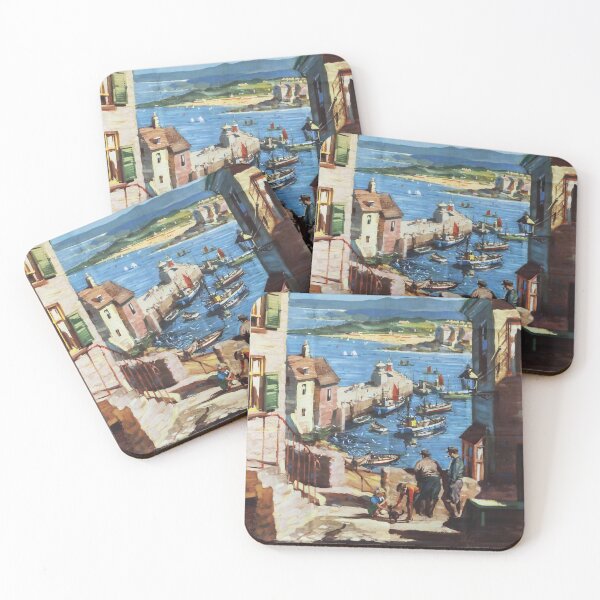 Item preview, Railway Poster St Ives designed and sold by stickart-marek.