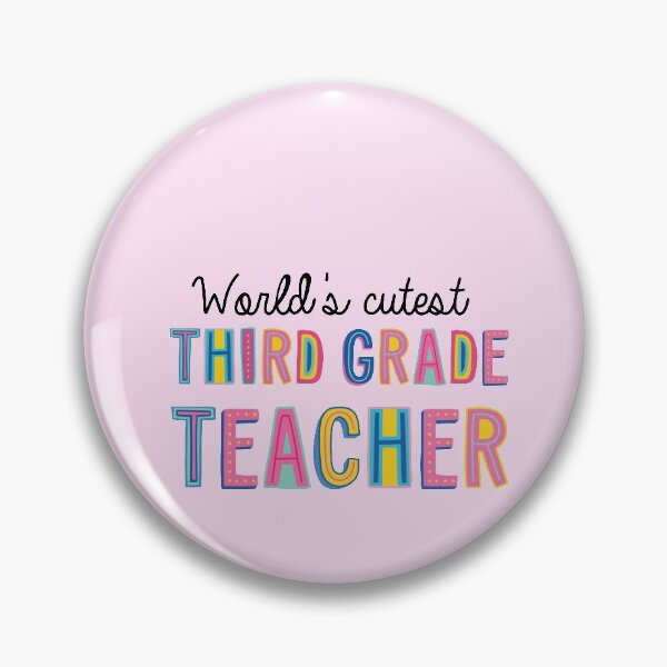 Item preview, Third Grade Teacher Gifts | World's cutest Third Grade Teacher designed and sold by betternotes.