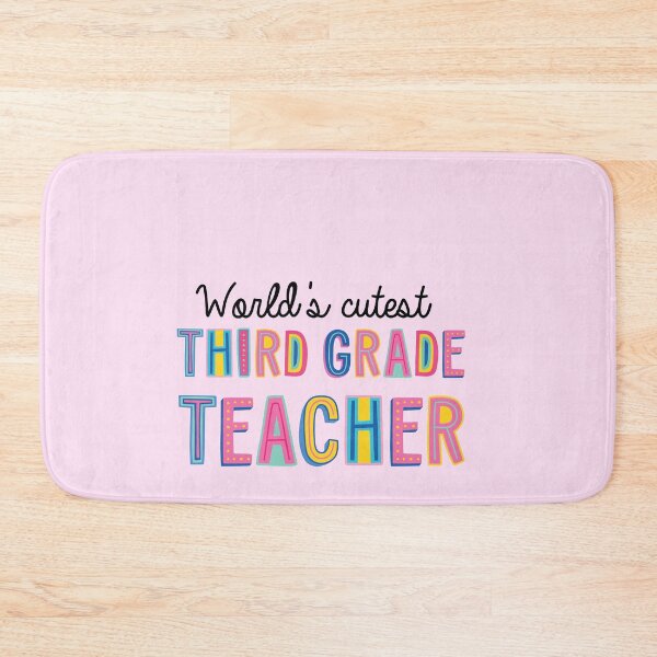 Item preview, Third Grade Teacher Gifts | World's cutest Third Grade Teacher designed and sold by betternotes.