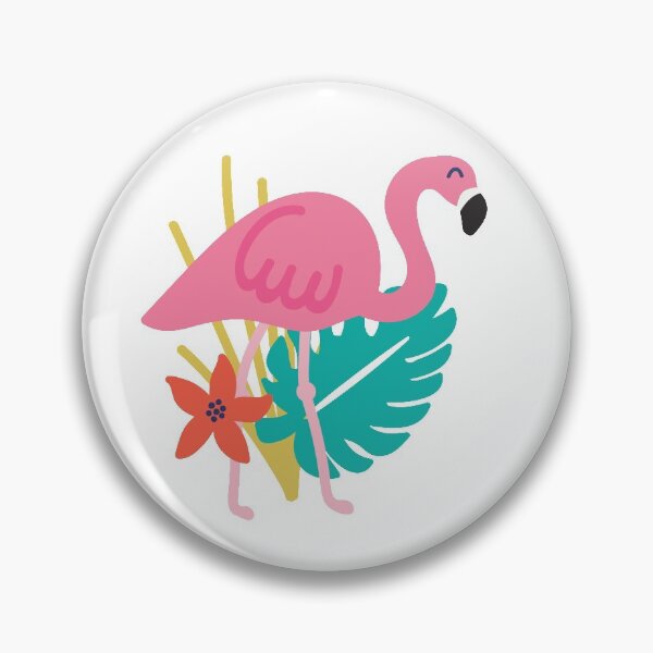 Artikelvorschau, Tropisches Flamingo-Weiß entworfen und verkauft von Allison Romero Design.