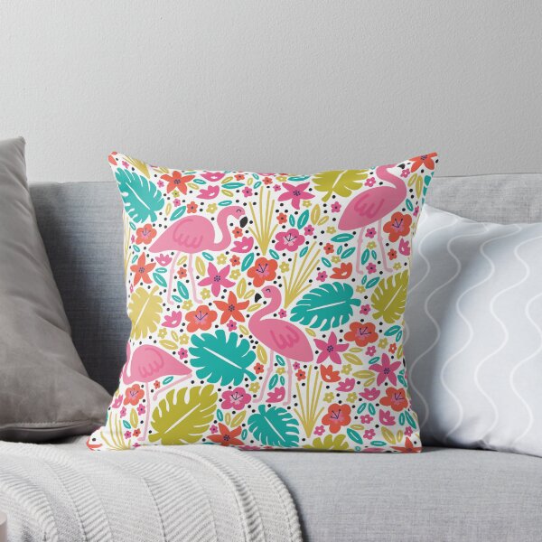 Item preview, Flamenco Tropical Blanco designed and sold by Allison Romero Design.