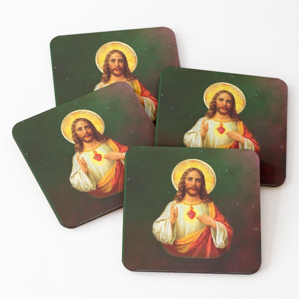 Item preview, Sacred Heart of Jesus Catholic Detente Sagrado Corazon de Jesus 080320 designed and sold by hispanicworld.
