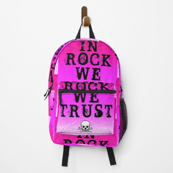 Item preview, IN ROCK WE TRUST - DIGITAL TEXT ART PINK designed and sold by IonaArtDigital.