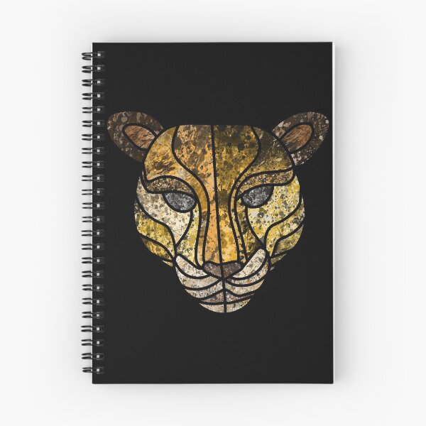 Artikelvorschau, Splatter Paint Cheetah auf Schwarz entworfen und verkauft von bittervictory.