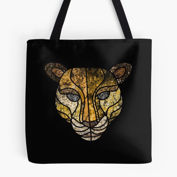Artikelvorschau, Splatter Paint Cheetah auf Schwarz entworfen und verkauft von bittervictory.