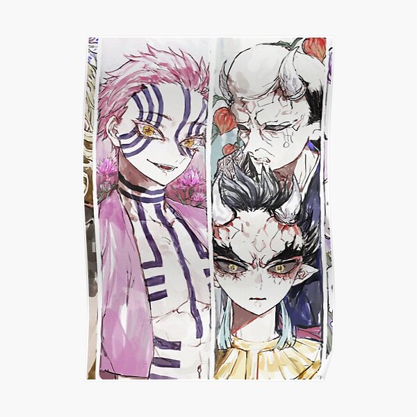 Poster Tueur De Demons Kimetsu No Yaiba 54 Anime Par Kimetsu Redbubble