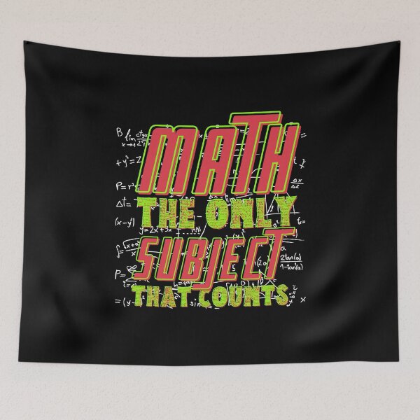 Item preview, Math The Only Subject That Counts designed and sold by juniperdesign.