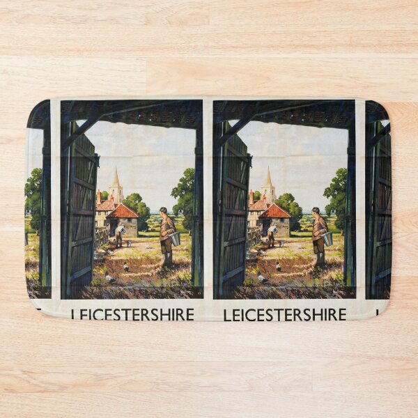 Item preview, Railway Poster Leicestershire designed and sold by stickart-marek.
