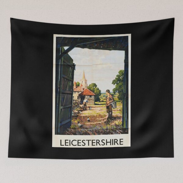 Item preview, cartel ferroviario Leicestershire designed and sold by stickart-marek.