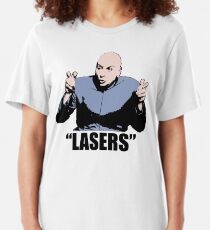 Dr. Evil, Lasers , Austin Powers, Tshirt Slim Fit T-Shirt