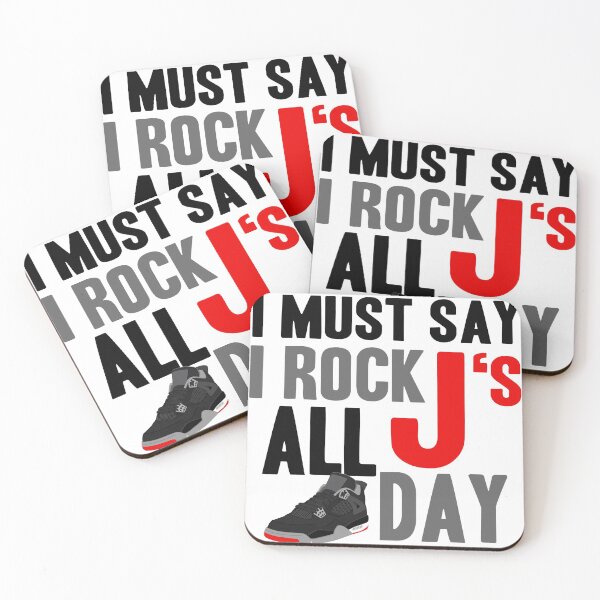 Item preview, Rock JS All Day J4 Bred designed and sold by Tee4Daily.