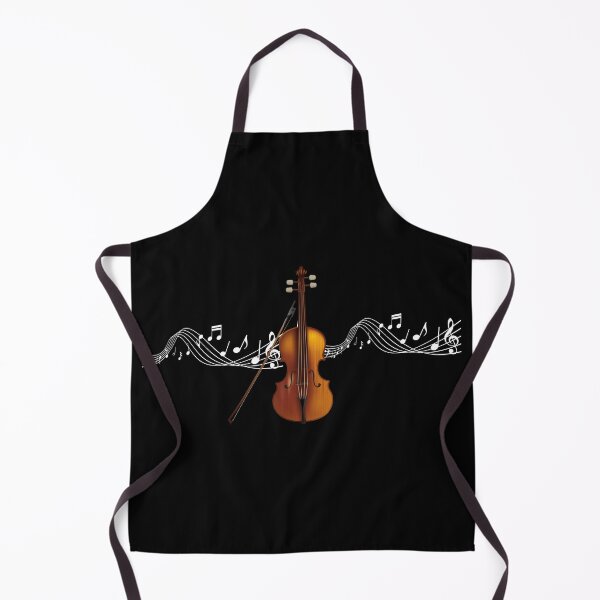 Item preview, Strings (Violin, Cello, Viola, Double Bass) with music notes designed and sold by Gifts For Music Lovers.