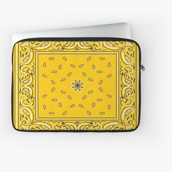 Yellow Bandana Laptop Sleeve