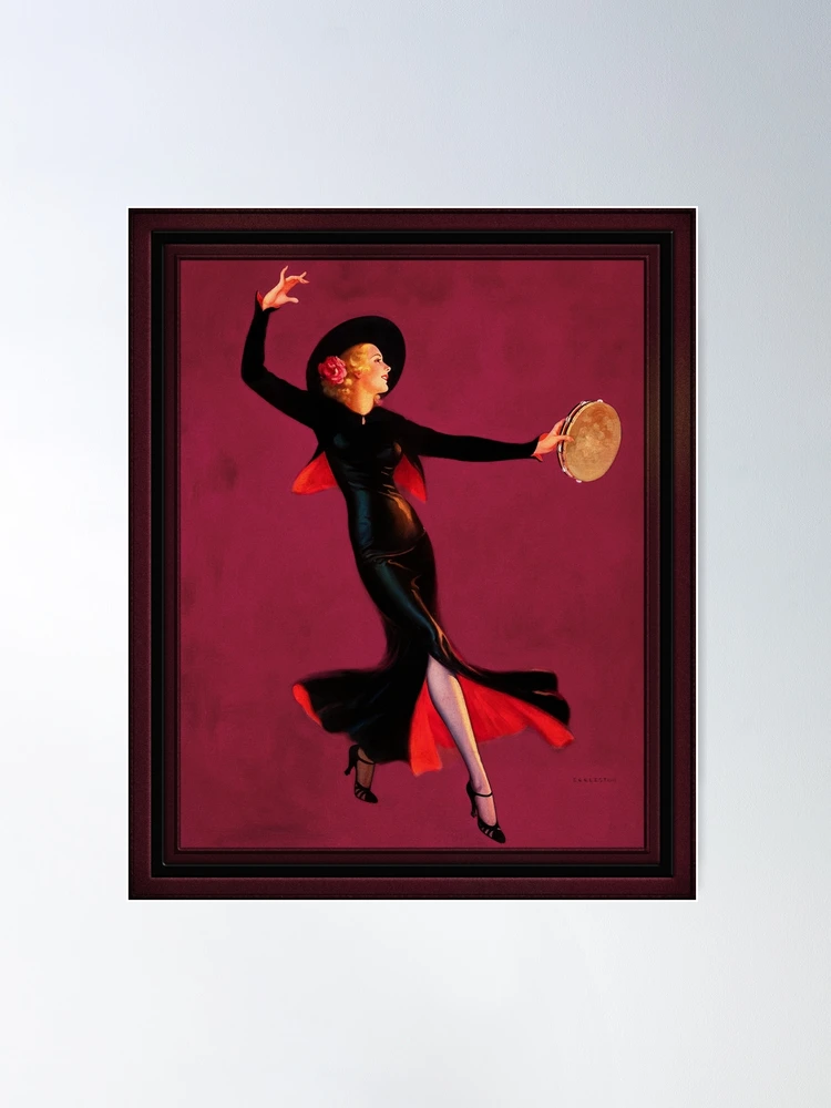 In The Spotlight by Edward Mason Eggleston Art Deco Old Masters Vintage Art Reproduction Room Decor Poster Art Print