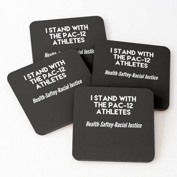 Item preview, I stand with the pac 12-racial justice-college athletes designed and sold by BamzArt.
