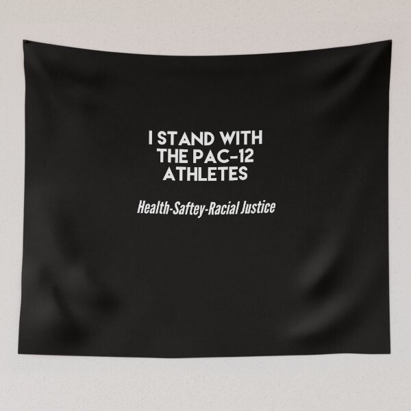 Item preview, I stand with the pac 12-racial justice-college athletes designed and sold by BamzArt.