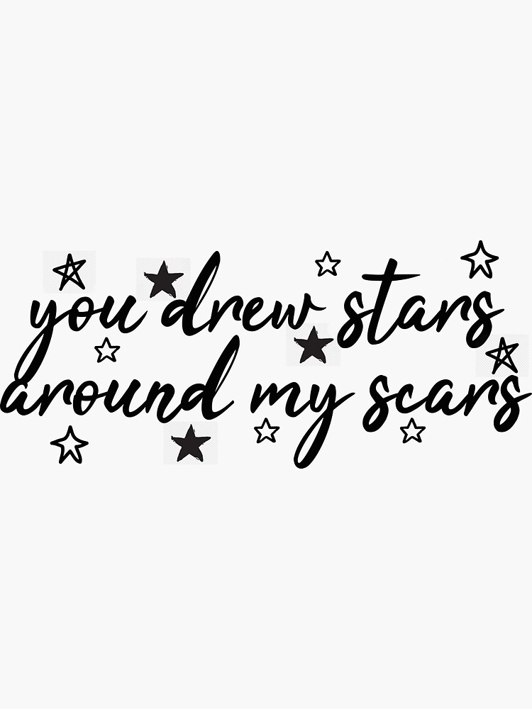 "You Drew Stars Around my Scars, Taylor Swift Lyrics, Cardigan Folklore