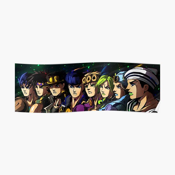 Jojo Posters Redbubble - 10 roblox codes for anime posters part 6