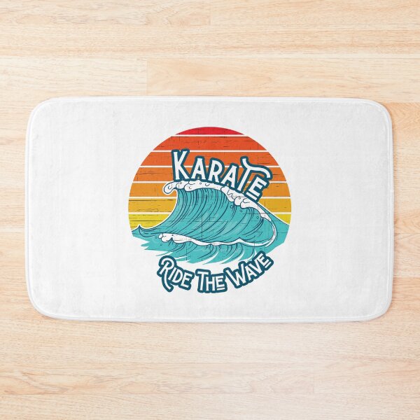 Artikelvorschau, Karate Beach Wave Surf Style T-Shirt entworfen und verkauft von Polishthestone.