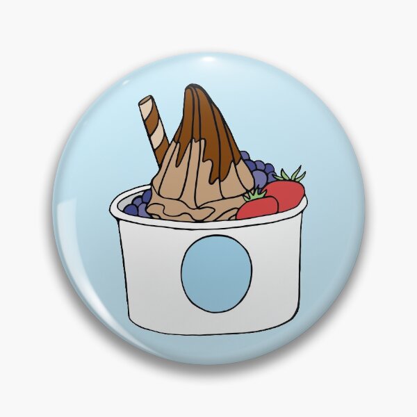 Item preview, Frozen Yogurt Cup Chocolate and Fruit designed and sold by murialbezanson.
