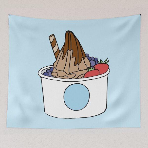 Item preview, Frozen Yogurt Cup Chocolate and Fruit designed and sold by murialbezanson.