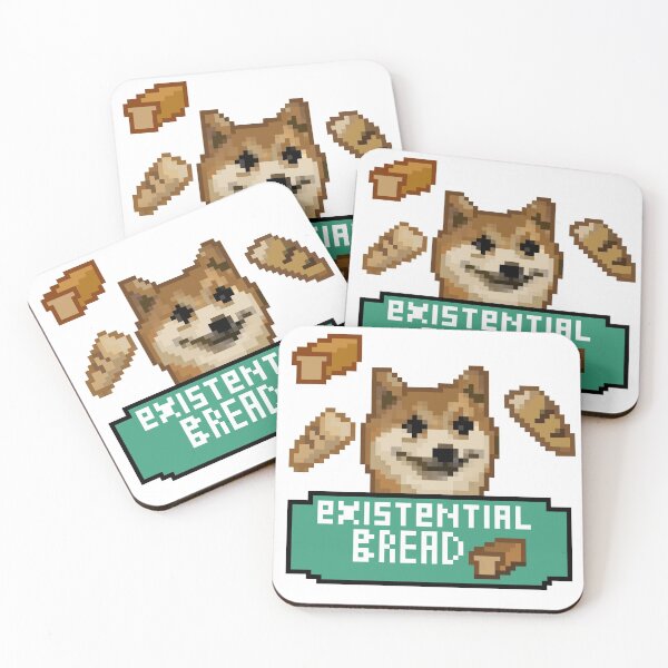 Item preview, Cheems de pan existencial Doge en píxeles designed and sold by TeodoraM.